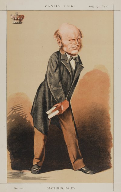 Statesmen No.122: Caricature of Lord Radstock (1833-1913) by Adriano Cecioni